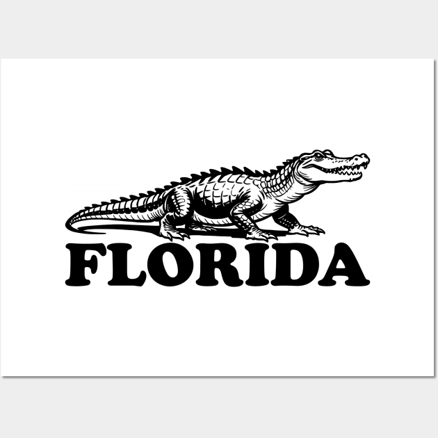 Wild Florida Gator Wall Art by Manzo Carey